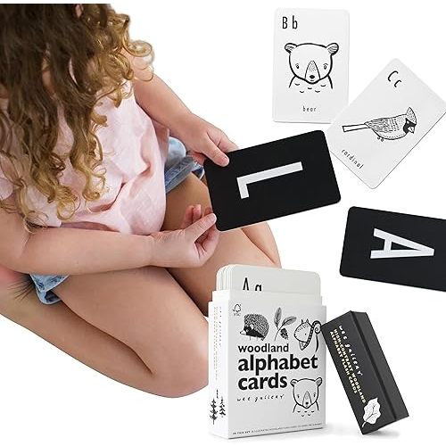 Educational Flashcards for Babies (Woodland Animals)