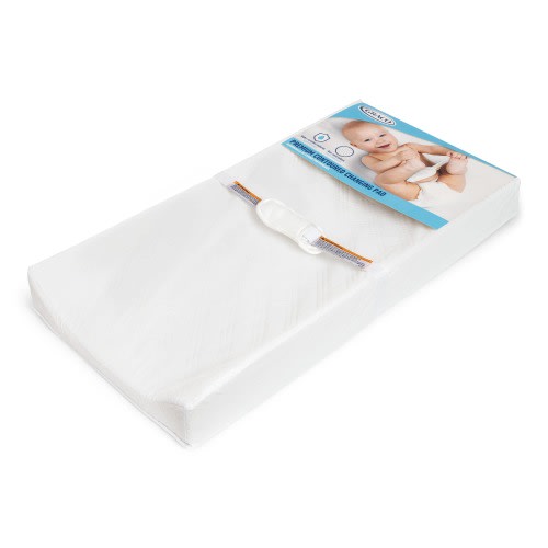 Graco® Premium Contoured Baby Changing Pad with Non-Skid Bottom, White