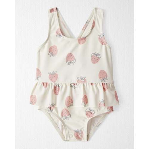 Baby Recycled Strawberry-Print Swimsuit - Little Planet | Carter's