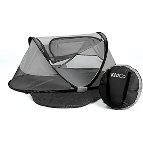KidCo - Peapod Portable Foldable Mesh Toddler Travel Tent & Storage Bag, Play Tent, Ages 6 Months - 3 Years (Midnight)