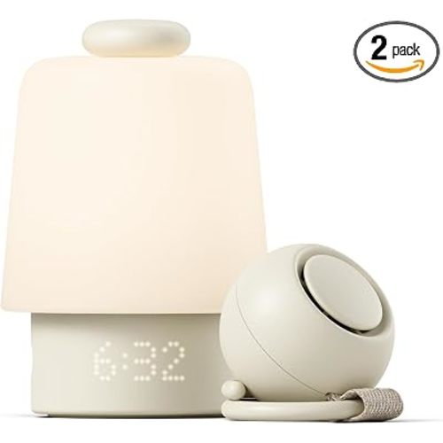 Hatch Baby Sleep Bundle: Home & Travel Sound Machines | Expert Sleep Support | Registry Essential | Includes Hatch Baby and Portable Hatch Go (Putty)