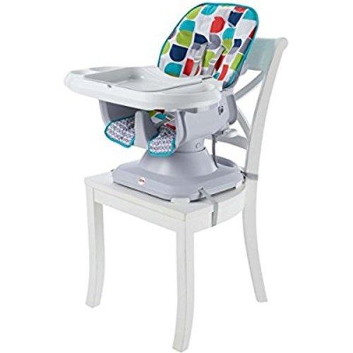 Fisher-Price SpaceSaver High Chair [Amazon Exclusive] - Blue/Green