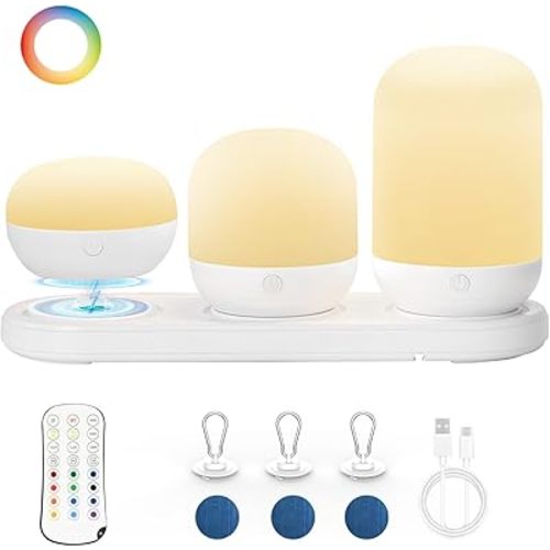 Baby Night Light for Kid, Portable Rechargeable Nightlight with Stable Charging Pad, Remote Control, Nursery Night Lamp for Breastfeeding, Toddler Night Light for Bedroom, Timer Setting