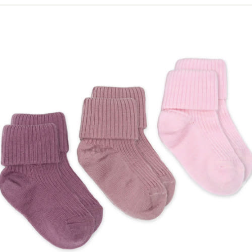 Wool Socks, Baby and Toddler, Pink & Rose