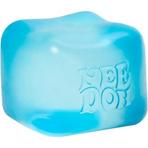 Schylling NeeDoh Nice Cube - Sensory Toy with Super Solid Squish - 2.25" Cube - Colors May Vary (Pack of 1)