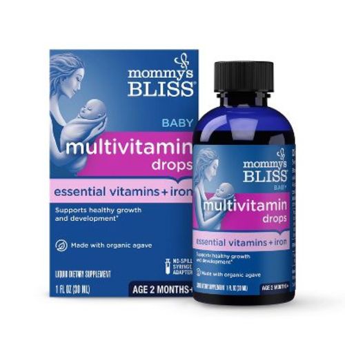 Mommy's Bliss Baby Multivitamin + Iron - 1 Fl Oz