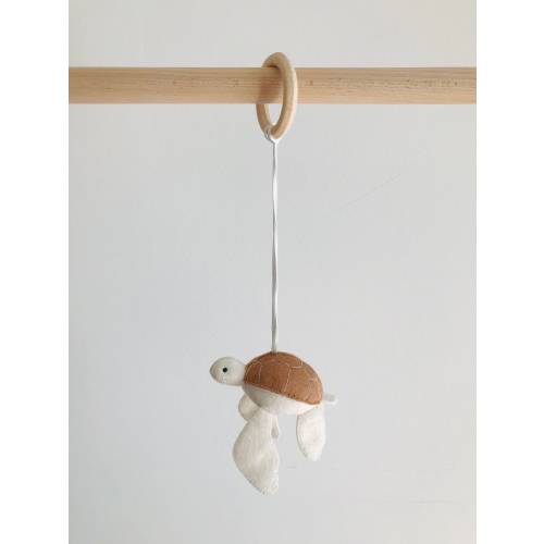 Turtle - baby play hanging wool toy