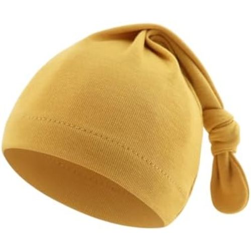 Baby Newborn Hats Set Top-Knot Beanie Soft Stretchable Cap