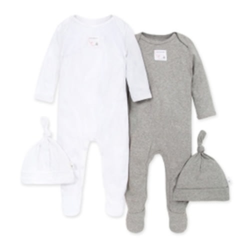 Solid Organic Baby Footie Jumpsuit & Hat Sets 2 Pack | Burt's Bees Baby™