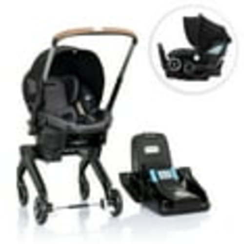 Evenflo Shyft DualRide Infant Car Seat Stroller Combo with Carryall Storage (Boone Gray)