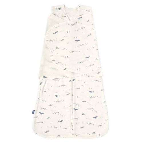 Halo Innovations Sleepsack Cotton Swaddle Wrap - Ocean Life - S