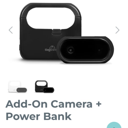 Tiny Traveler Add-On Camera - Additional Camera for Baby & Child Car Monitoring