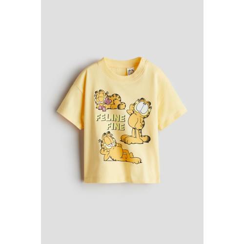 COTTON T-SHIRT WITH PRINTED MOTIF