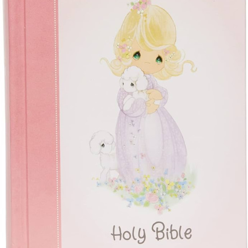 NKJV, Precious Moments Small Hands Bible, Hardcover, Pink, Comfort Print: Holy Bible, New King James Version