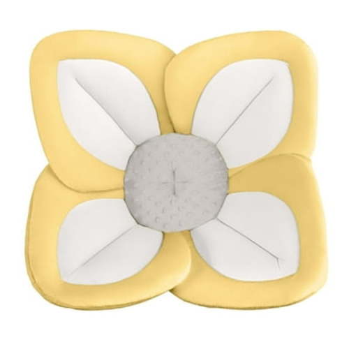 Morfone Baby Bath Seat, Baby Bathtub Pad for Newborn Infants to Toddler 0 to 6 Months and up,Yellow
