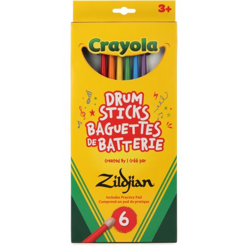 Zildjian x Crayola Kids Drumsticks Set - Multicolored