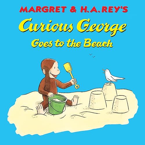 Curious George Goes to the Beach with downloadable audio Paperback – Picture Book, March 4, 2014