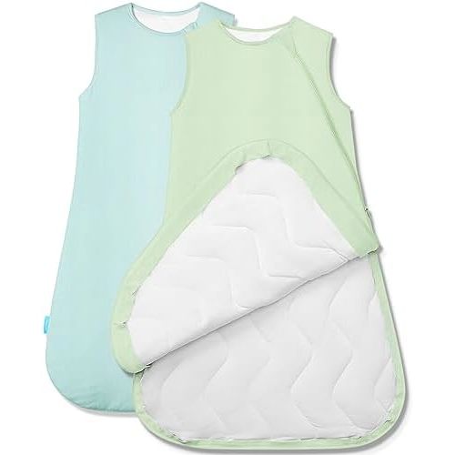 Quilted Supersoft Sleep Sack, 2.5 TOG Premium Bamboo Viscose Warm Baby Sleeping Bag, Thick Babies Wearable Blanket