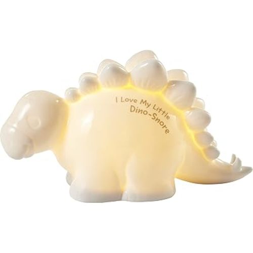 Precious Moments 221411 I Love My Little Dino-Snore Porcelain Nightlight