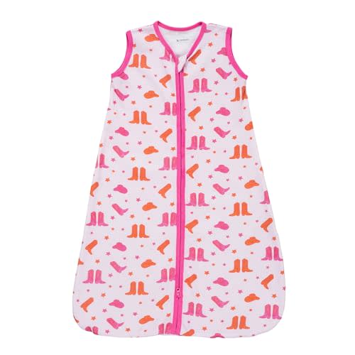 LollyBanks Sleep Sack, 100% Cotton Neutral Baby Sacks, 0.5 TOG Sleep Sacks Lightweight with 2-Way Zipper
