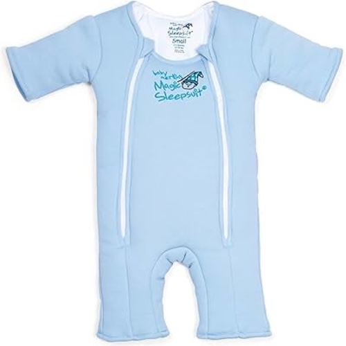 Baby Merlin's Magic Sleepsuit - Swaddle Transition Product - Cotton - Cream colour - for 3-6 Months baby