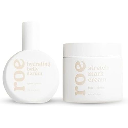 Stretch Mark Cream & Serum for Sensitive Skin Plant-Based Long and Short-term Hydration, Increases Skin Elasticity and Firmness