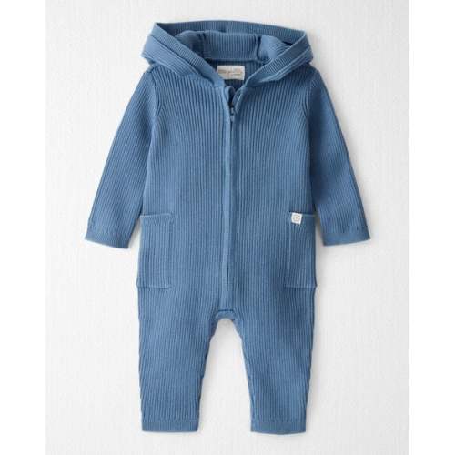 Baby Organic Cotton Ribbed Sweater Knit Jumpsuit - Little Planet | Carter's