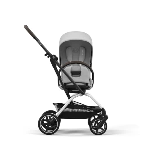 CYBEX Eezy S Twist +2 V2 Baby Stroller with 360° Rotating Seat for Infants 6 Months and Up - Compatible with CYBEX Car Seats, Fog Grey