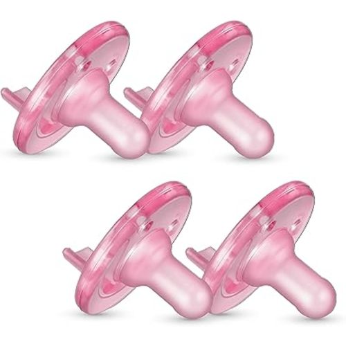 Philips AVENT Soothie 3-18 months, pink/pink, 4 pack, SCF192/47