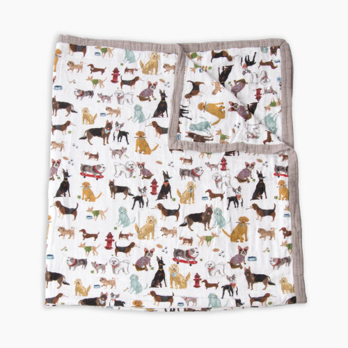 Little Unicorn Cotton Muslin Quilted Throw - Woof