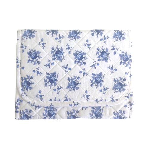 Diaper Clutch in Blue Kiss