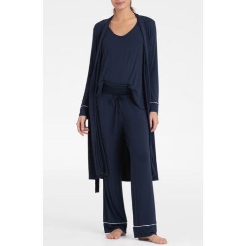 Maternity/Nursing Pajamas & Robe Set, Small
