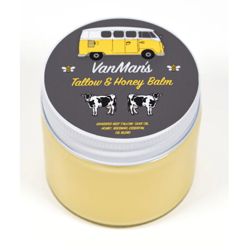 Honey & Grass Fed Beef Tallow Balm for Skin - VanMan