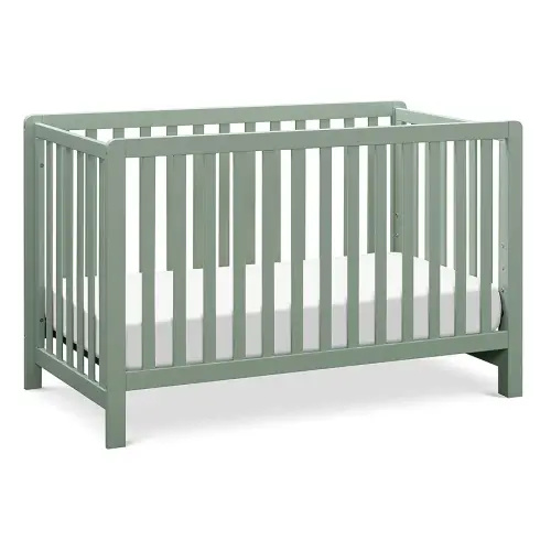 Carter's by DaVinci Colby 4-in-1 Baby Crib Convertible to Toddler Bed, Daybed, Full-Size Bed - Durable - GREENGUARD Gold Certified - 4 Adjustable Heights, Conversion Kit Sold Separately - Light Sage