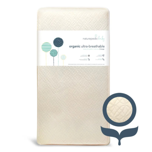 Organic Breathable Ultra Baby Crib Mattress (2-Stage)