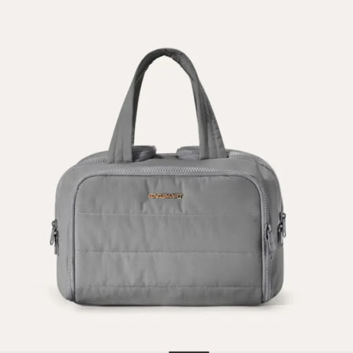 Zora Spacesaver 4-in-1 Puffy Multi-Functional Toiletry Bag (Grey)