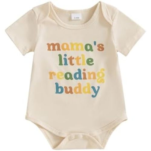Omkzanbi Baby Girl Boy Retro Bodysuit Rainbow Romper Gender Neutral Newborn Spring Summer Baby Shower Outfit Announcement
