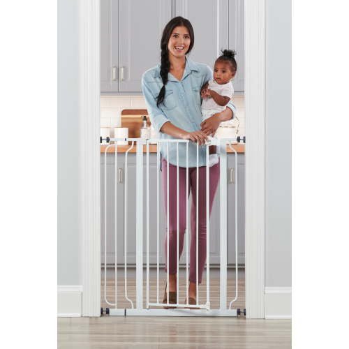 Regalo Easy Step Extra Tall Walk Thru Baby Safety Gate, 36 in Tall