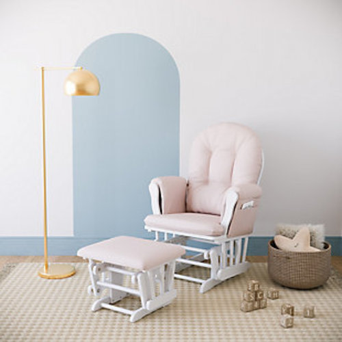 Storkcraft Hoop Glider and Ottoman