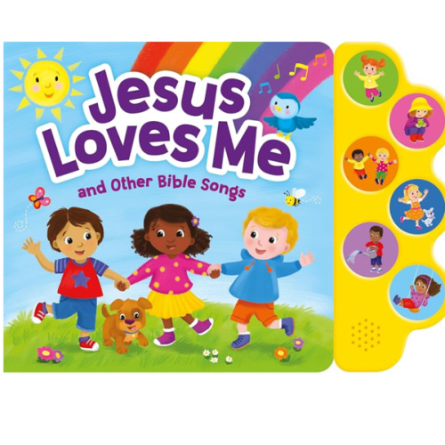 Jesus Loves Me & Other Bible Songs - Christian Sound Book for Toddlers | Interactive Board Book w/ 6 Songs & Lyrics | Faith-Based Learning