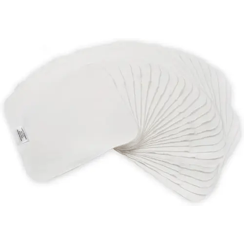 Reusable Baby Wipes, 25 Washable Cloth Wipes per Pack, 100% Cotton, Soft and Gentle for Baby's Skin, by Nora's Nursery