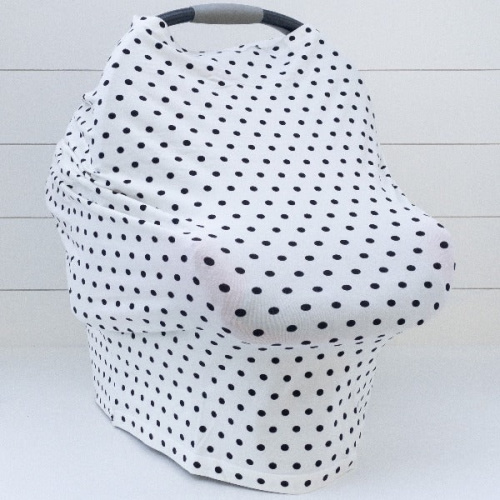 Chickadee Cover All Black & White Spotted Bubbles
