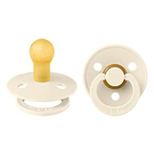 Amazon.com : BIBS Pacifiers | Natural Rubber Baby Pacifier | Set of 2 BPA-Free Soothers | Made in Denmark | Ivory | Size 0-6 Months : Baby