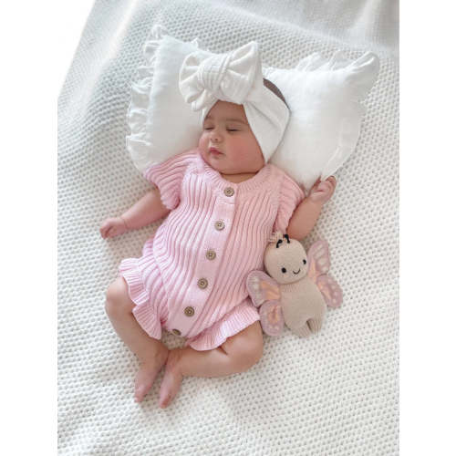 Little B's Ruffled Romper - Pink