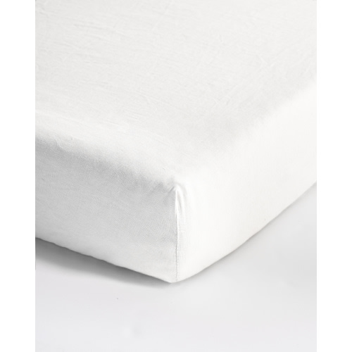 Linen Fitted Crib Sheet 2-Pack
