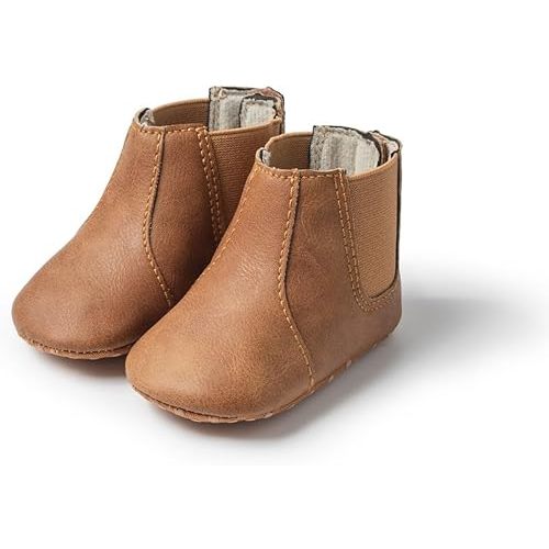 Meckior Baby Girls Cowboy Tassel Boots Side Zipper Moccasins Soft Bottom Non-Slip Toddler Shoe