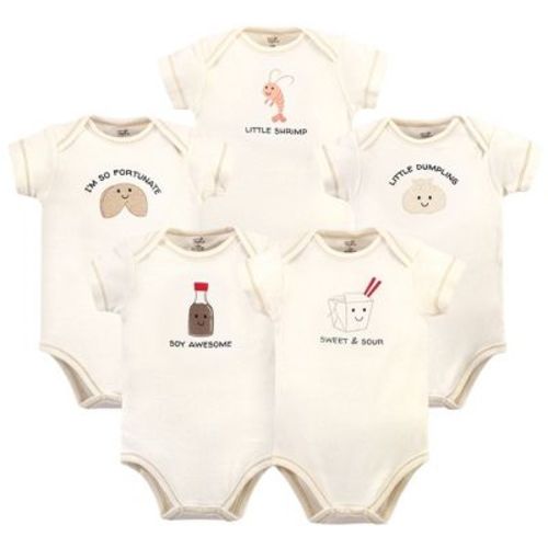 Luvable Friends Touched by Nature Bodysuits 5pk, Ocean Depths, 6-9M