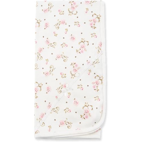 Little Me Vintage Rose swaddle blanket