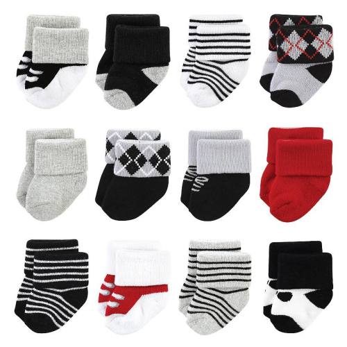 Little Treasure Infant Boy Newborn Socks, Tuxedo