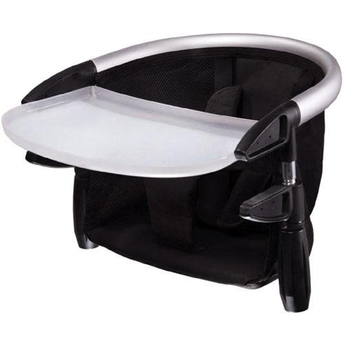 phil&teds Lobster Clip-On Highchair, Black – Award Winning Portable High Chair – Includes Carry Bag and Dishwasher Safe Tray – Hygienic and Easy Clean – Safe and Secure – Ideal For Home and Travel